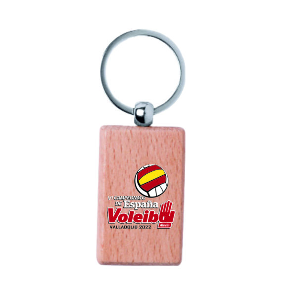 Llavero madera «Campeonato de España Alevín 2022»