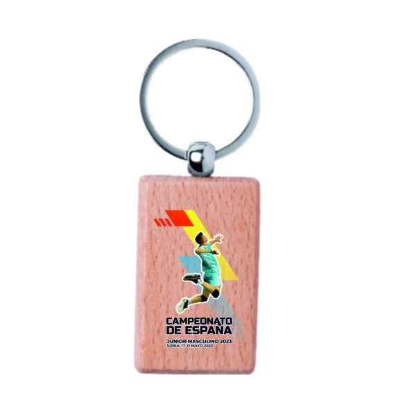 Llavero madera «Campeonato de España Júnior Masculino 2023»
