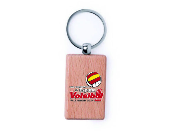 Llavero madera «Campeonato de España Alevín 2023»